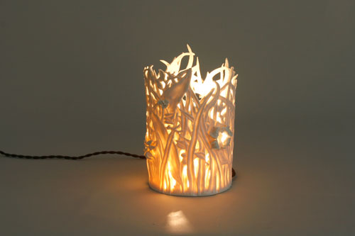 Lampe porcelaine